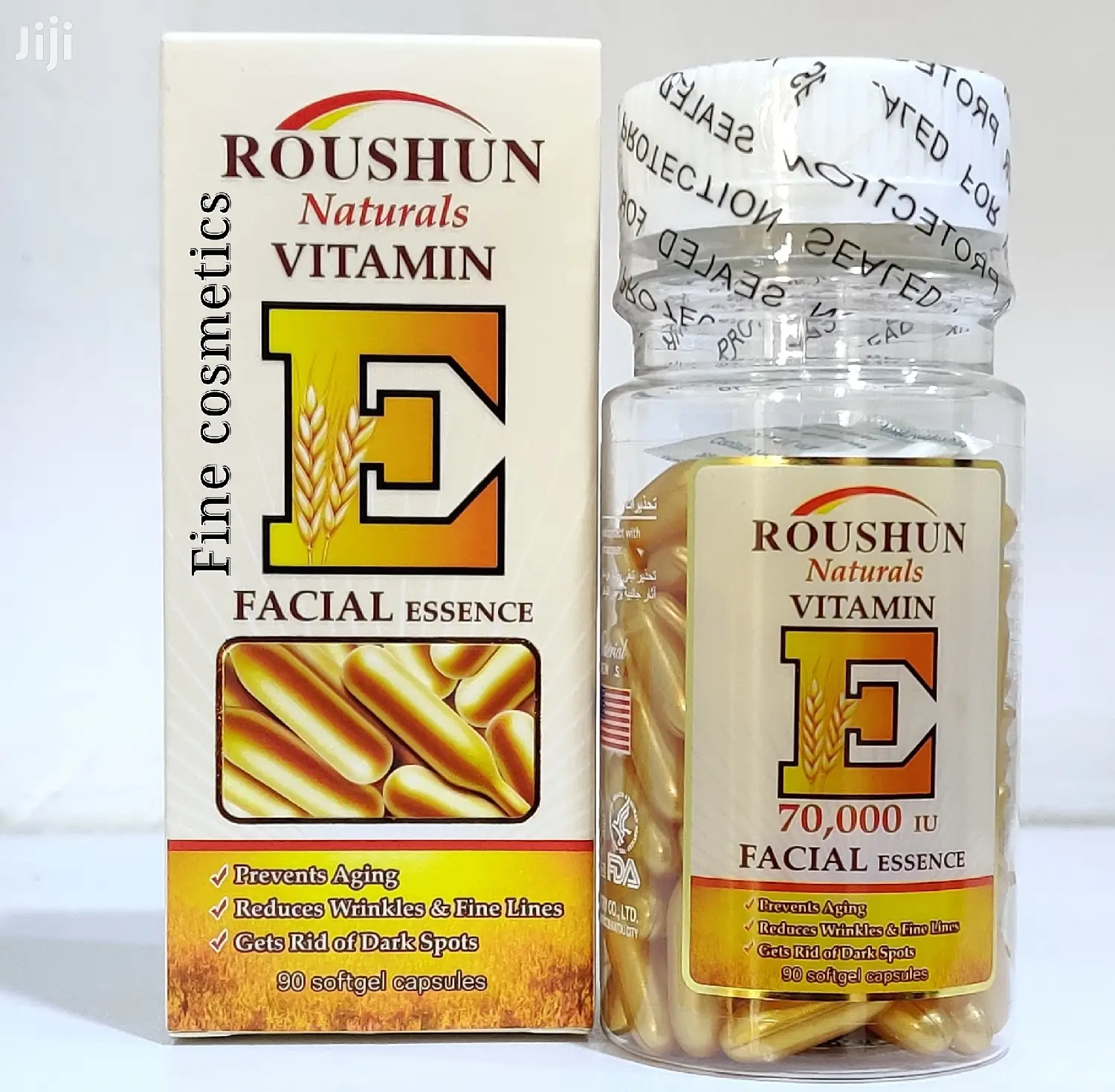 Dr. Roushun Natural Vitamin E Skin Oil Facial Capsules 90pcs