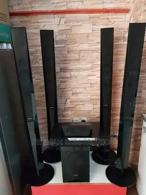Sony 5.1 Channel 4 Tall Boy Speakers Bluetooth Home Theater