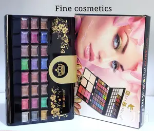 Makeup Eyeshadow Kit With Foundation, Lipbalm Cheek Powder