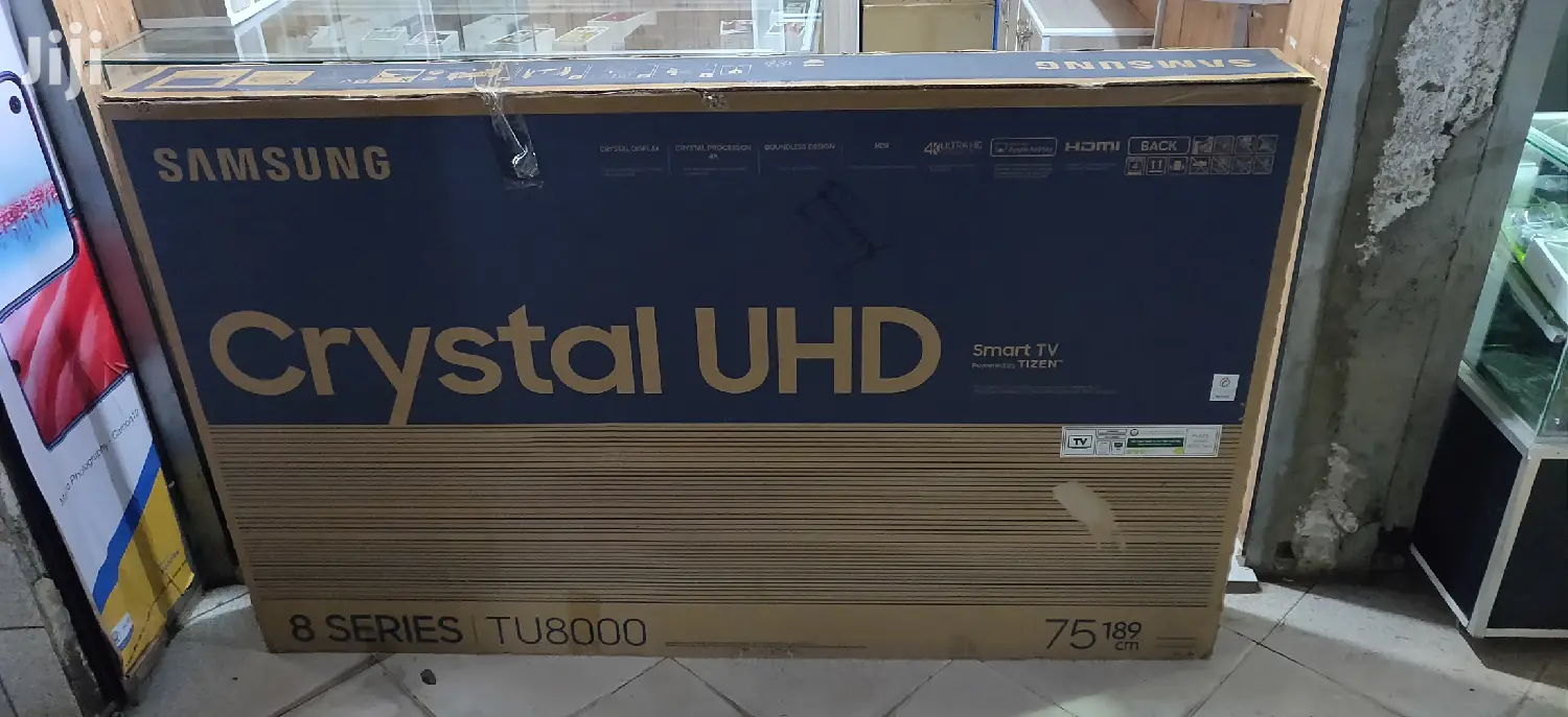 Samsung 75inches Crystal Uhd Tu8000 Model 2020
