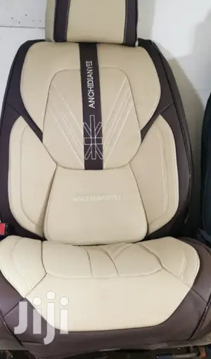 Cream And Chocolate Seat Cover