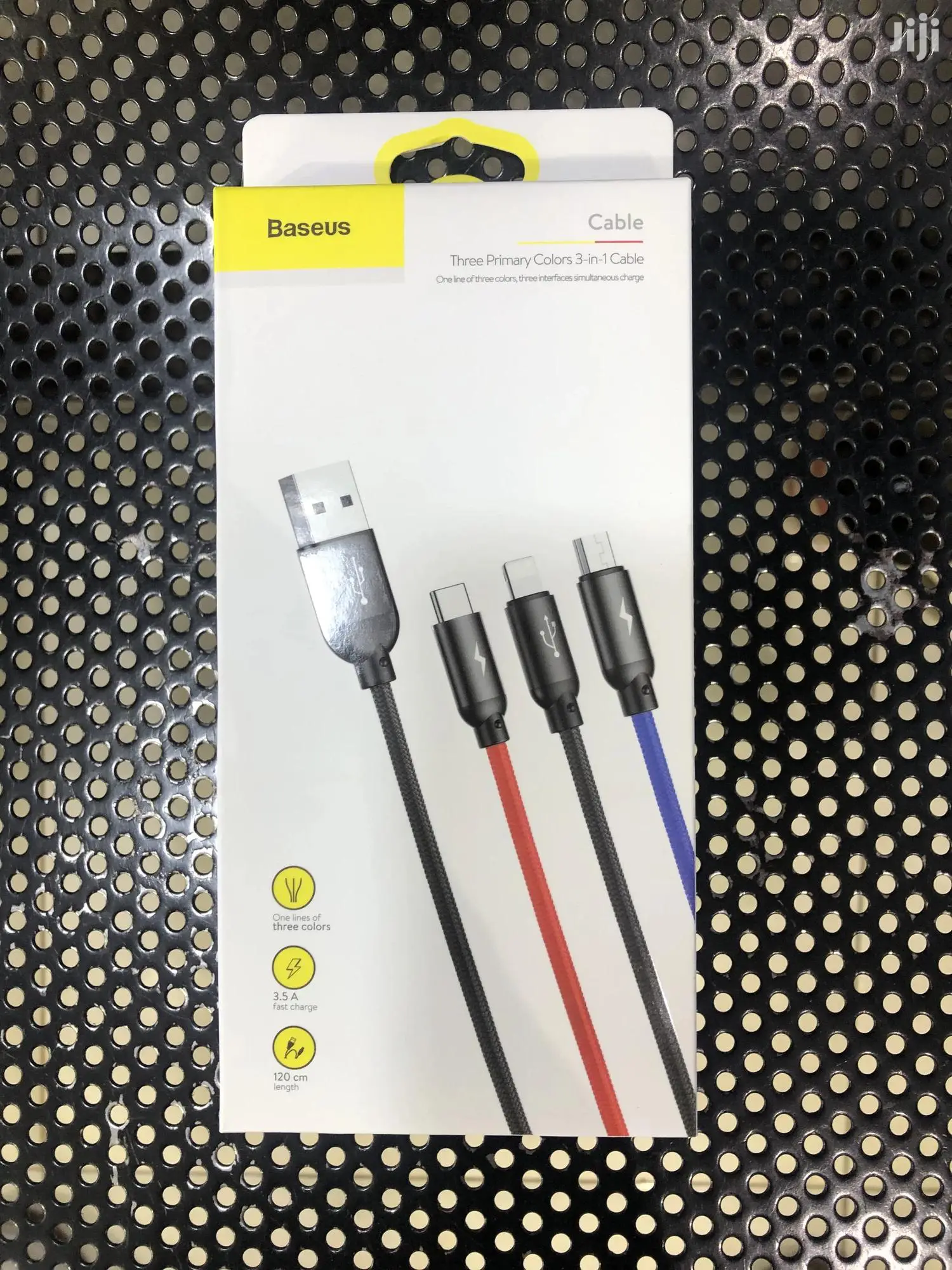 Baseus 3 In 1 USB Smartphone Cable