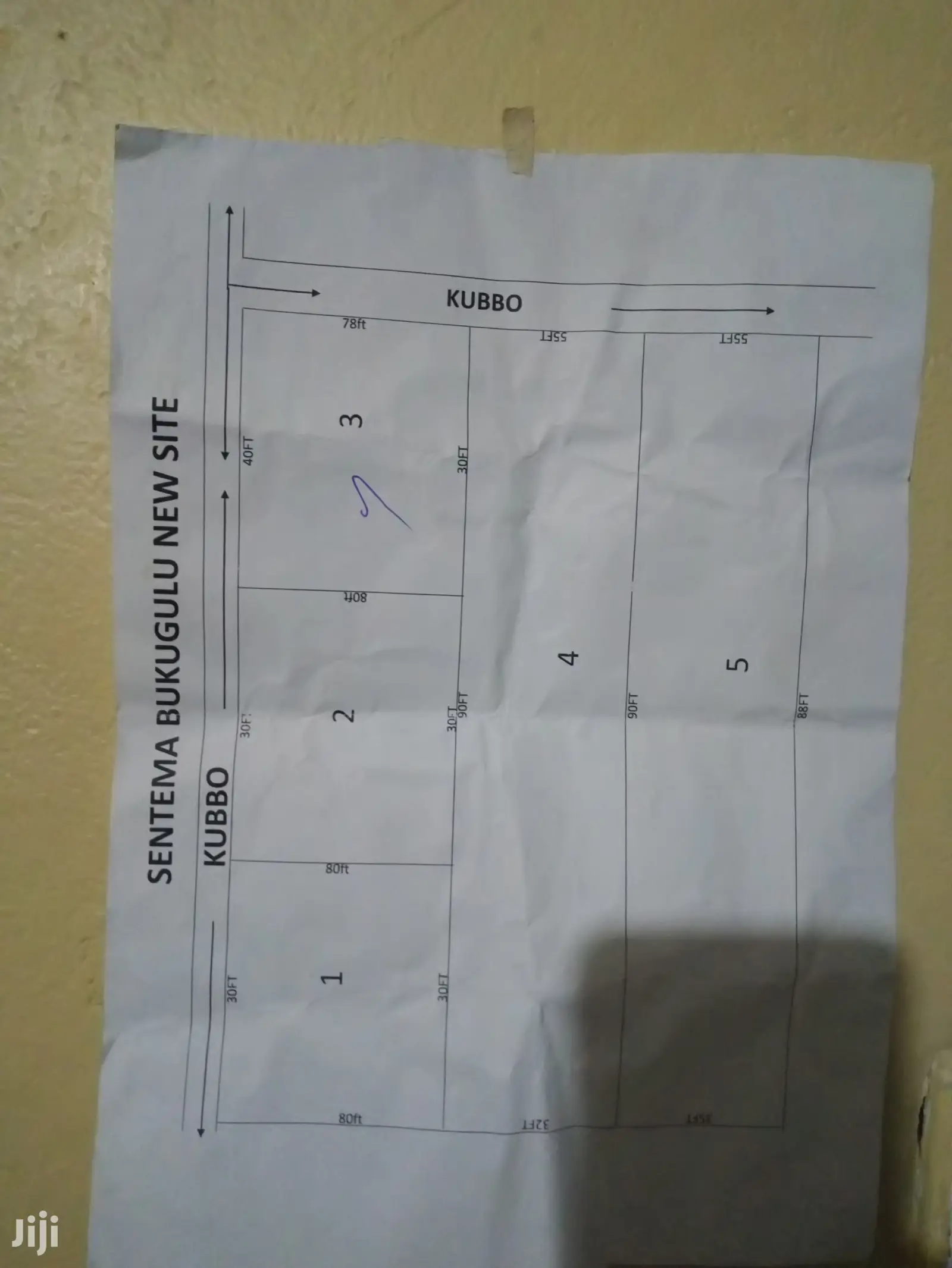 Plot for Sale 55x90ft Setema Bukugulu Site
