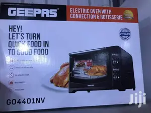 Geepas 60L Electric Convection Oven With Rotisserie 2200W