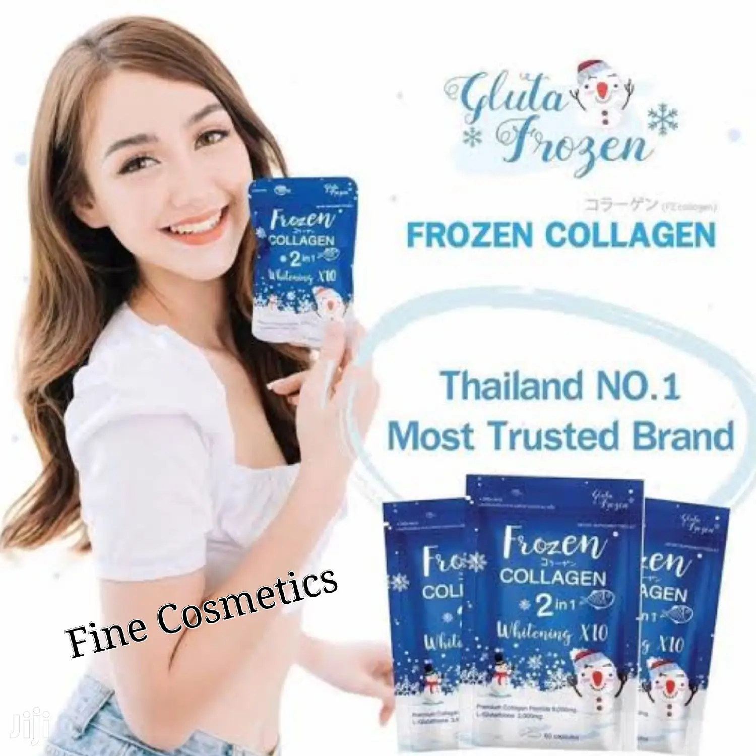 ORIGINAL Frozen Collagen + Gluta X10 Skin WHITENING Tabs