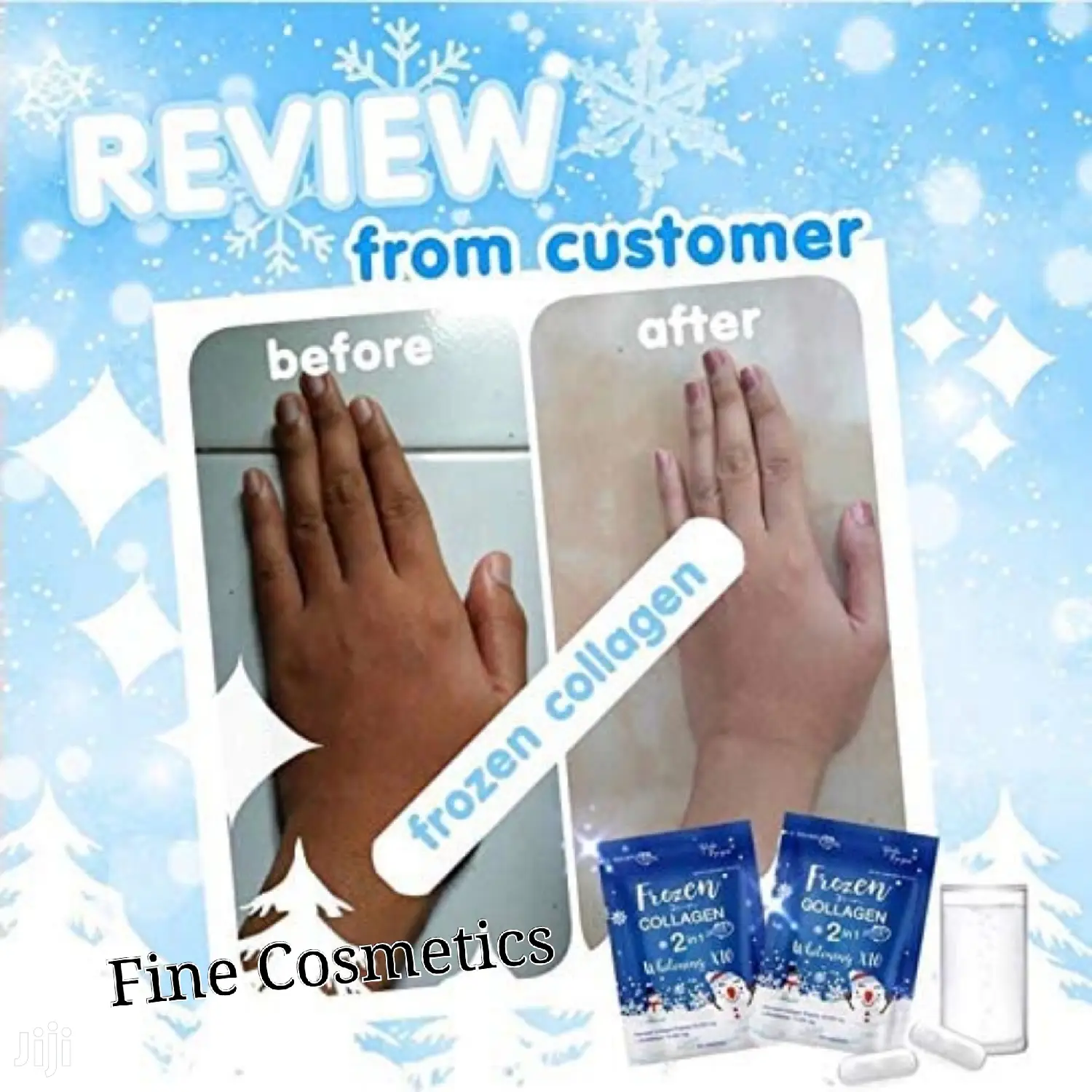 ORIGINAL Frozen Collagen + Gluta X10 Skin WHITENING Tabs