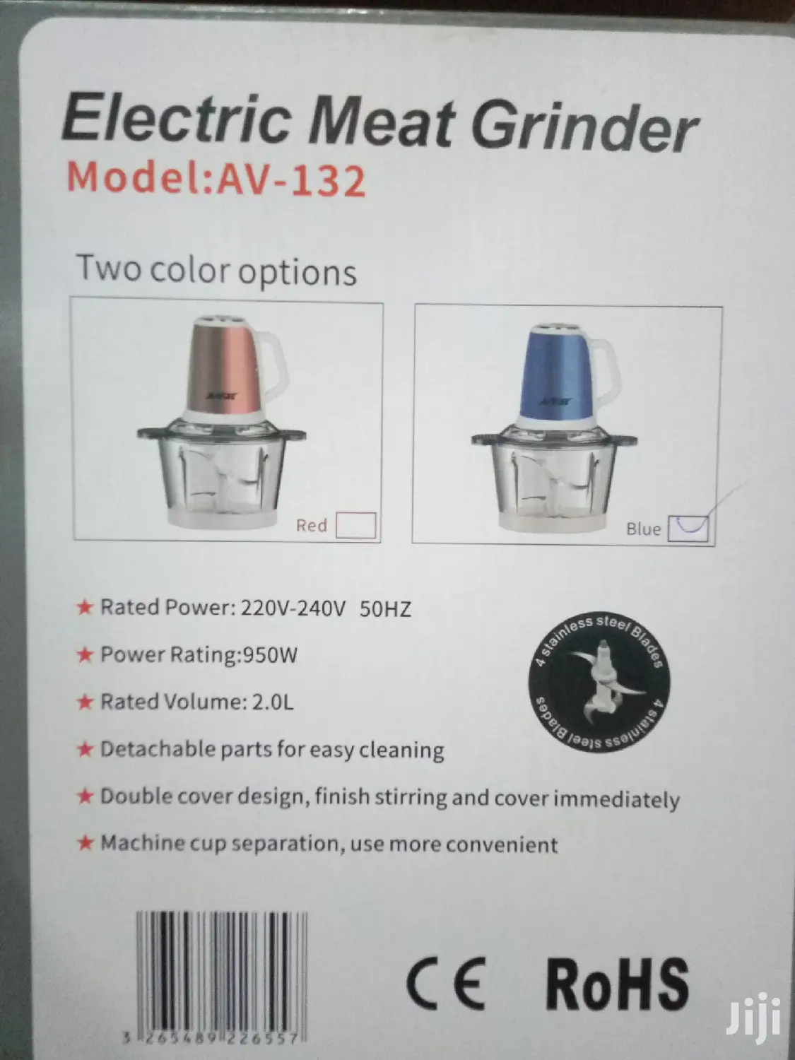 Avinas Electric Meat Grinder