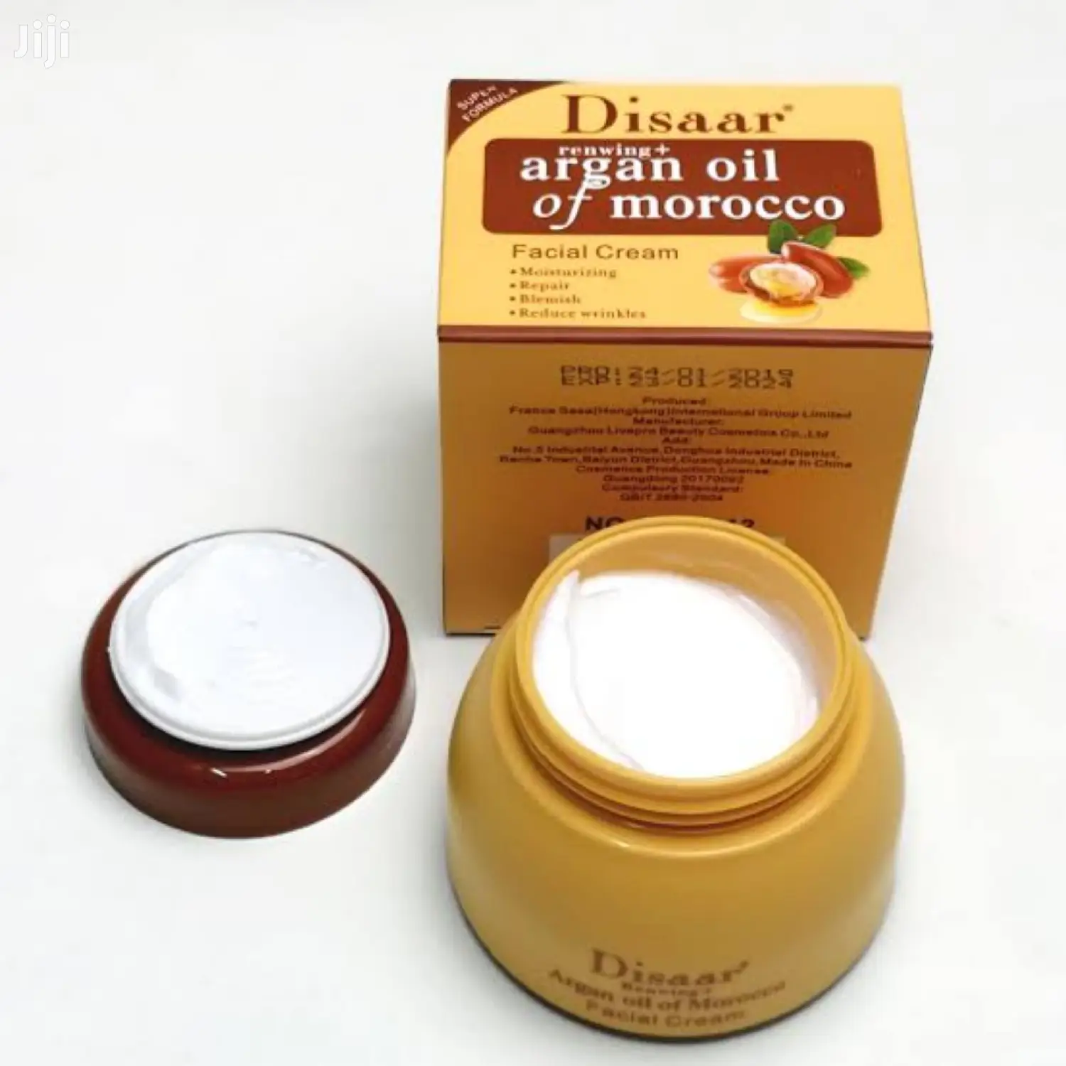 Disaar Argan Oil Of Morocco Moisturizing Beauty Facial Cream