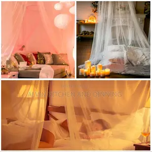 White Mosquito Mesh Net for Bed