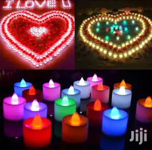 LED Plastic Swinging Candles 24 Pcs