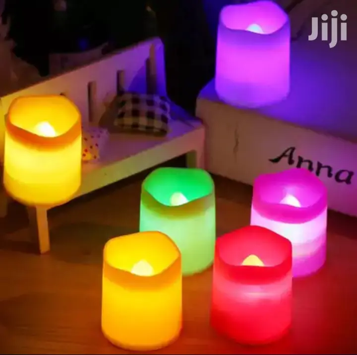 LED Plastic Swinging Candles 24 Pcs