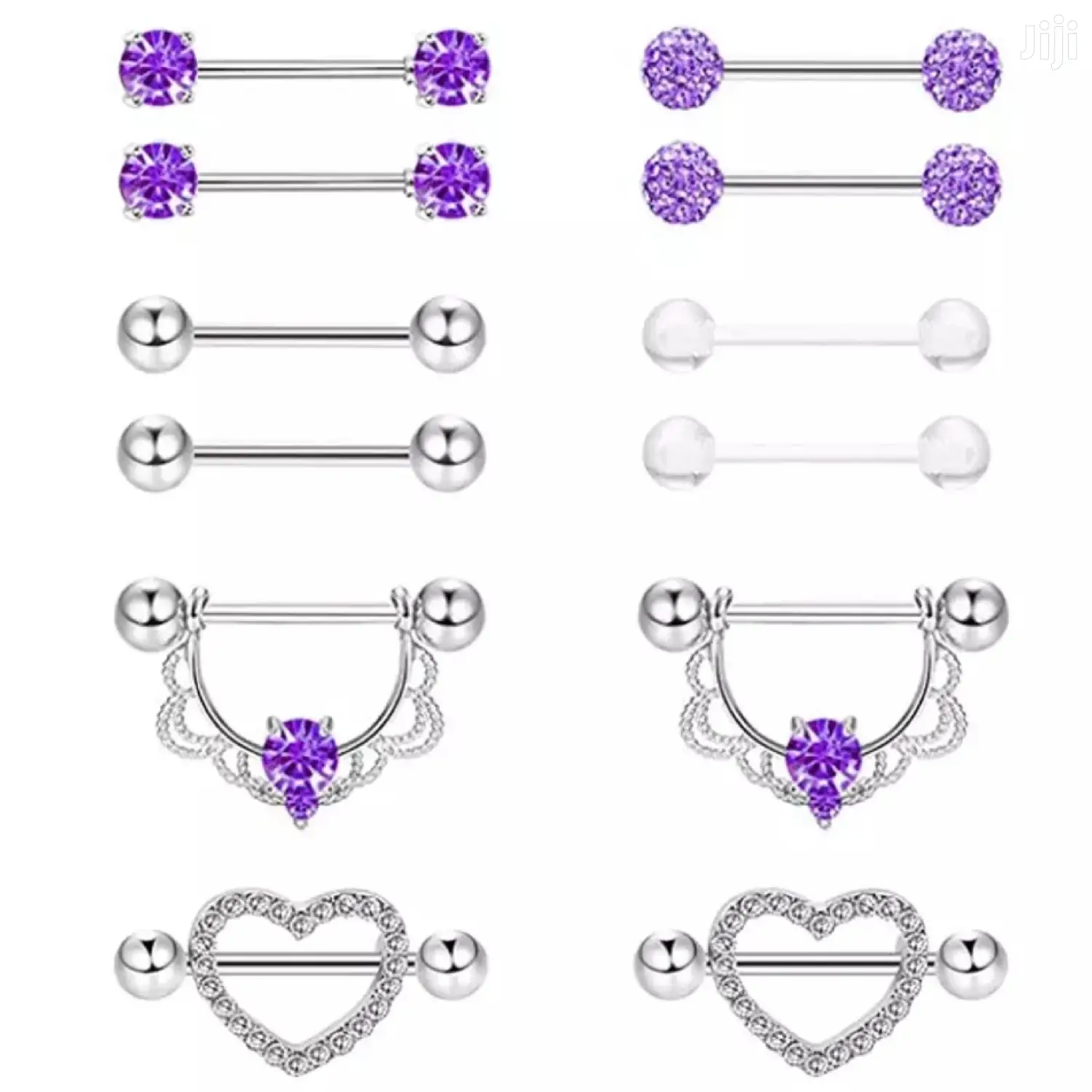 Surgical Steel Nipple Ring 14 Guage