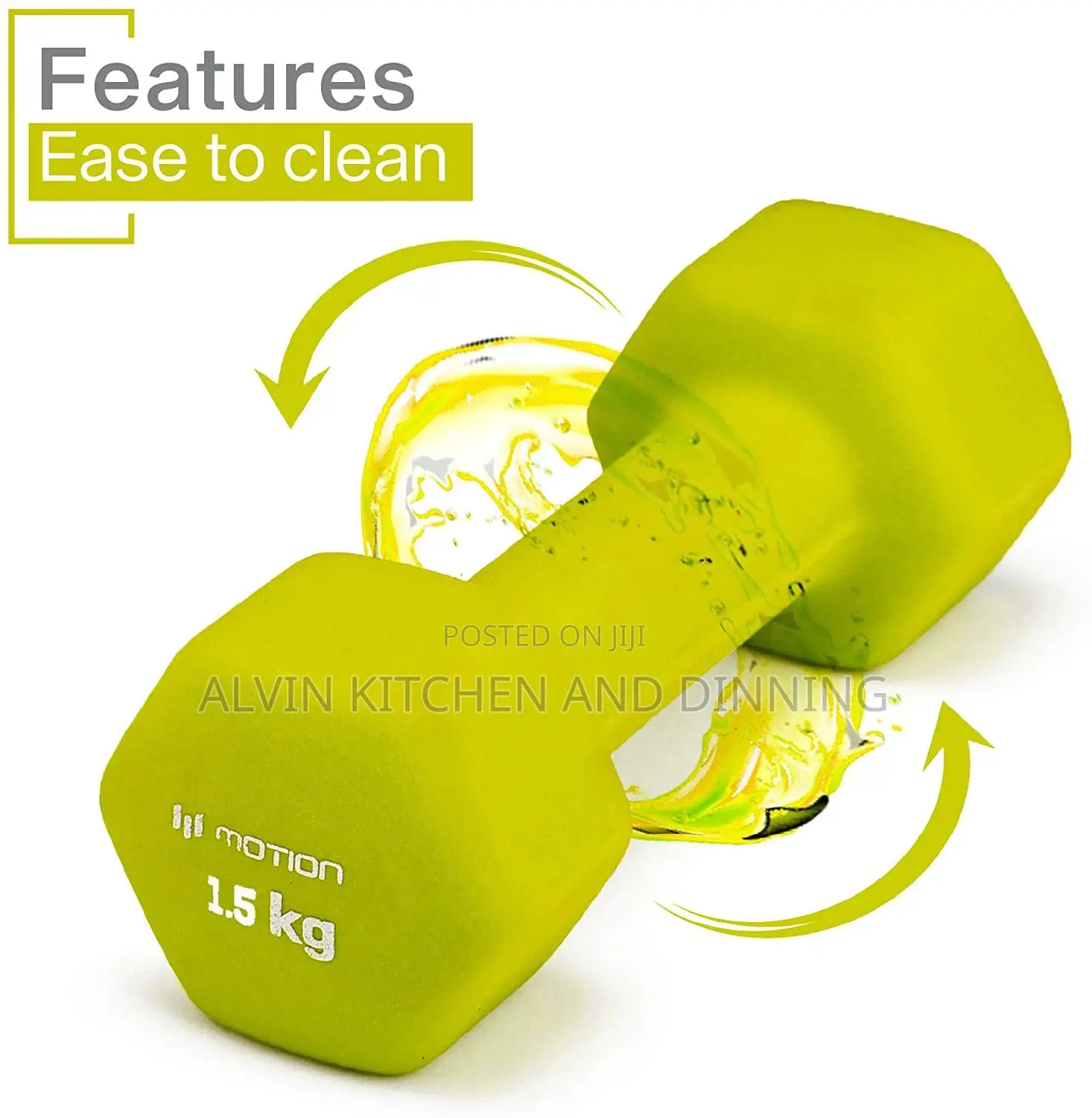 A Set of 2 Dumbbells{1kg}
