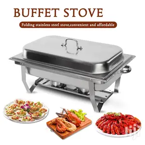 Double Compartment Chafing Dish