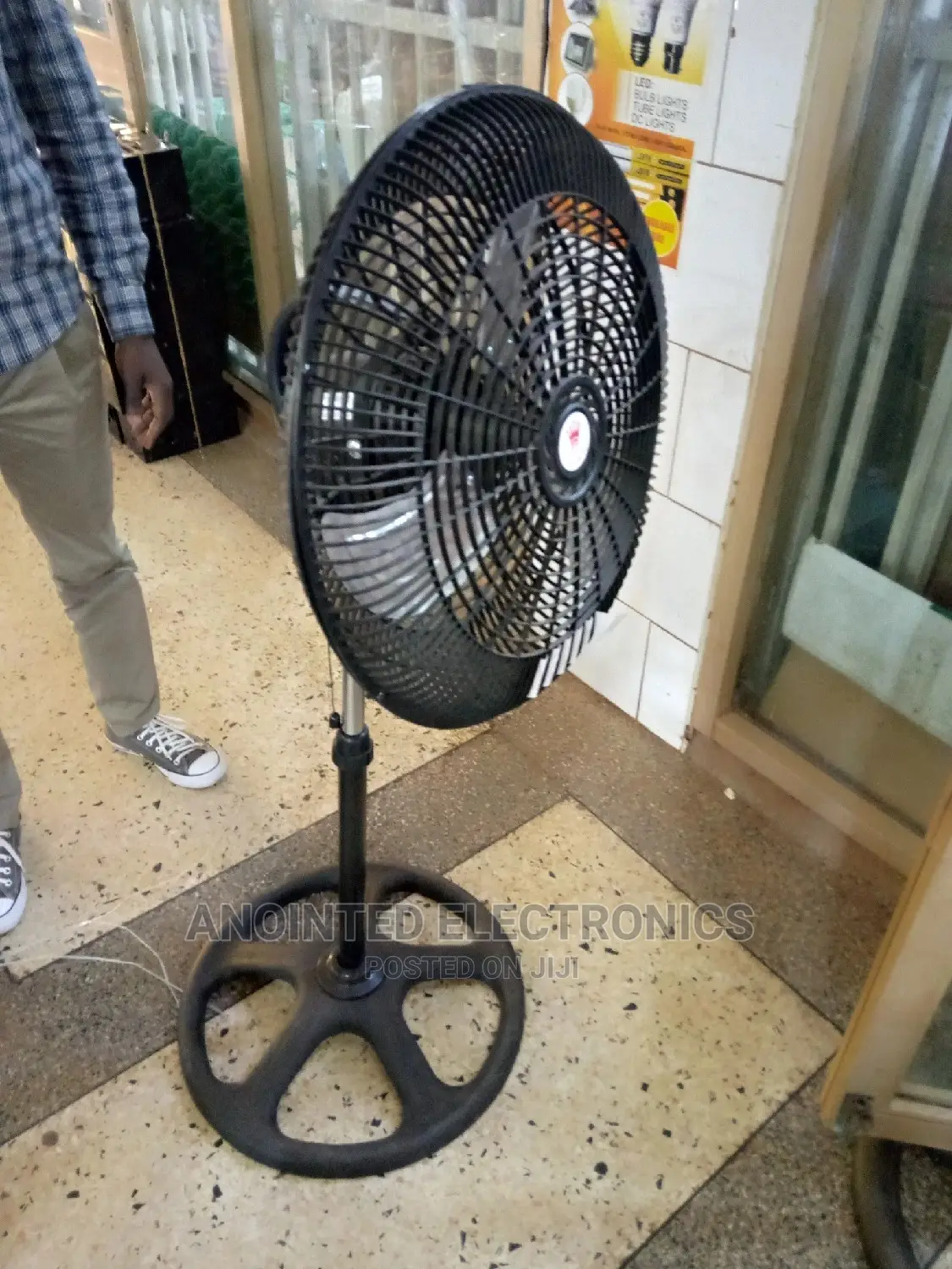 Black Stand Fan