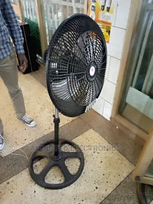 Black Stand Fan