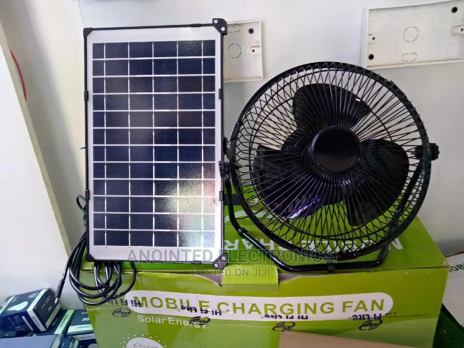 Soler Fan With a Panel