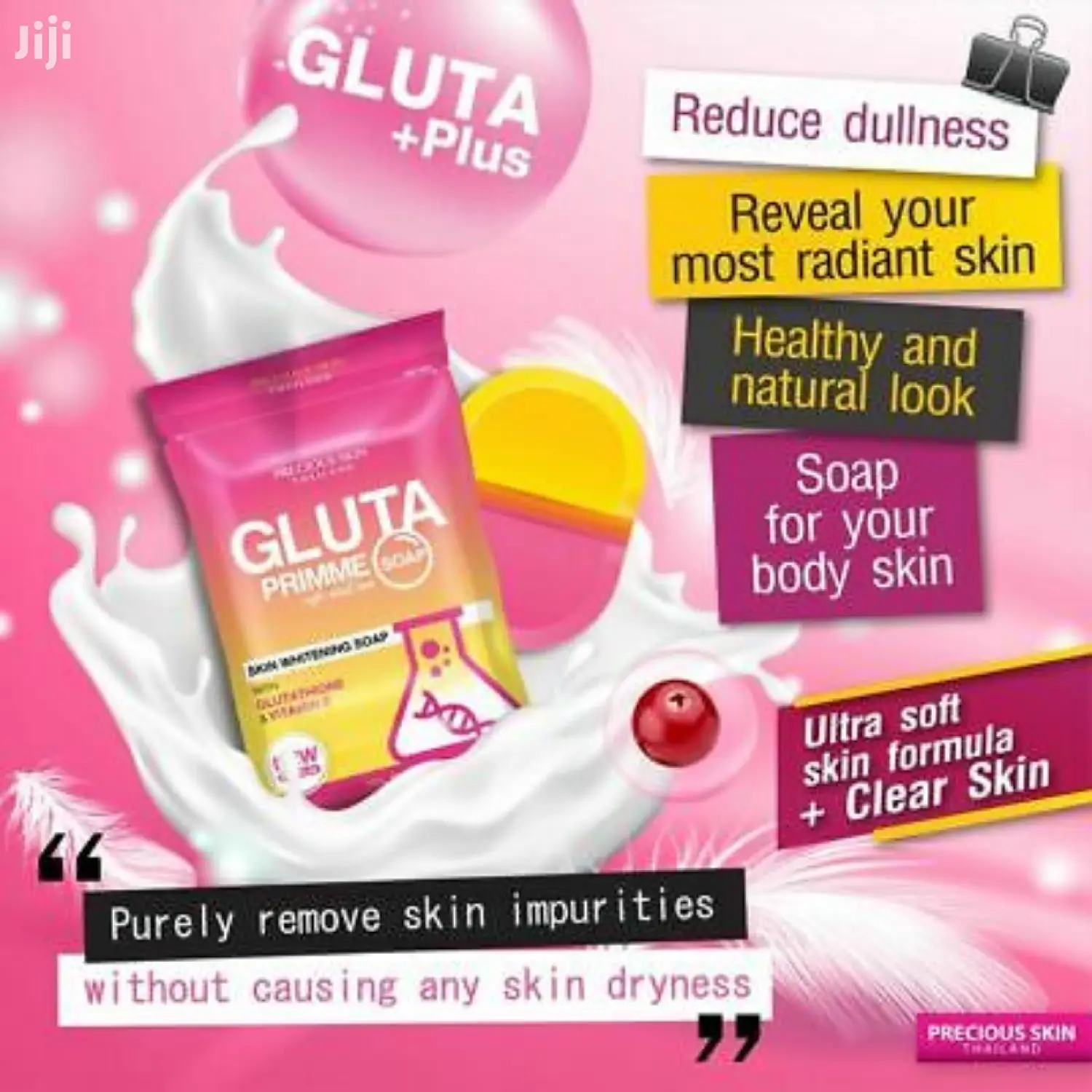Gluta Prime Skin Whitening Soap With Glutathione+Vitamin E