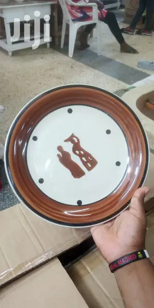 Adozen of African Woman Dinner Plate