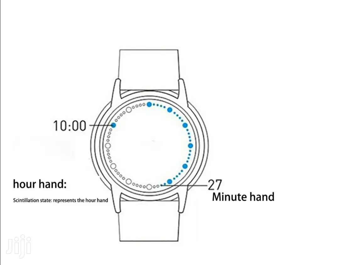 Unisex Unique Waterproof Relogio Feminino LED Round Watch