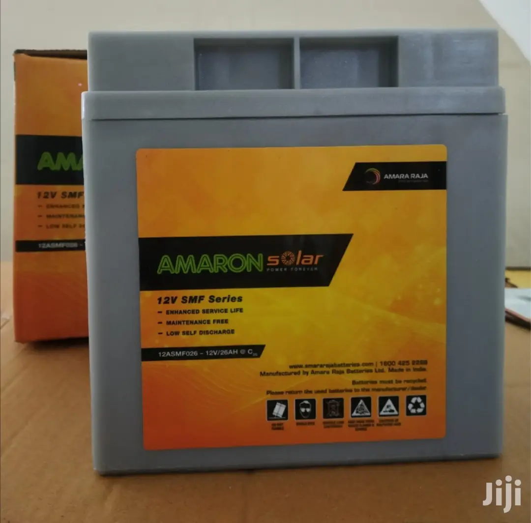 Genuine AMARON 12V SMF Series Solar Battery 26ah
