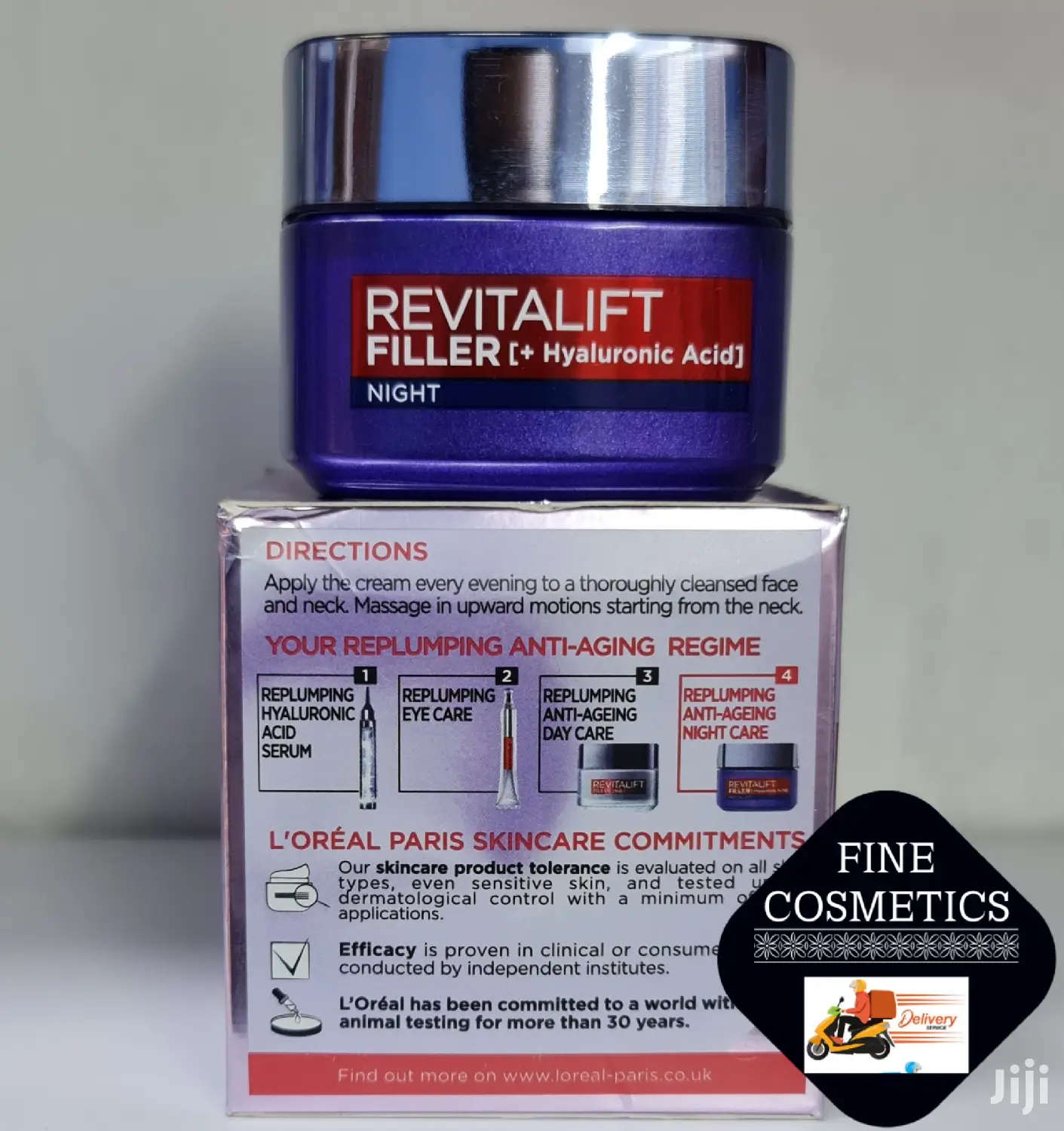 Original LOREAL Revitalift Filler Anti-Ageing NIGHT Cream