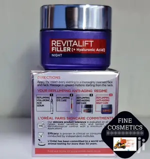 Original LOREAL Revitalift Filler Anti-Ageing NIGHT Cream