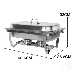 Double Compartment Chafing Dish.