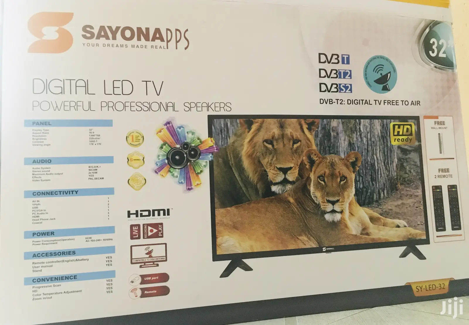 Sayonapps Digital Smart TVS