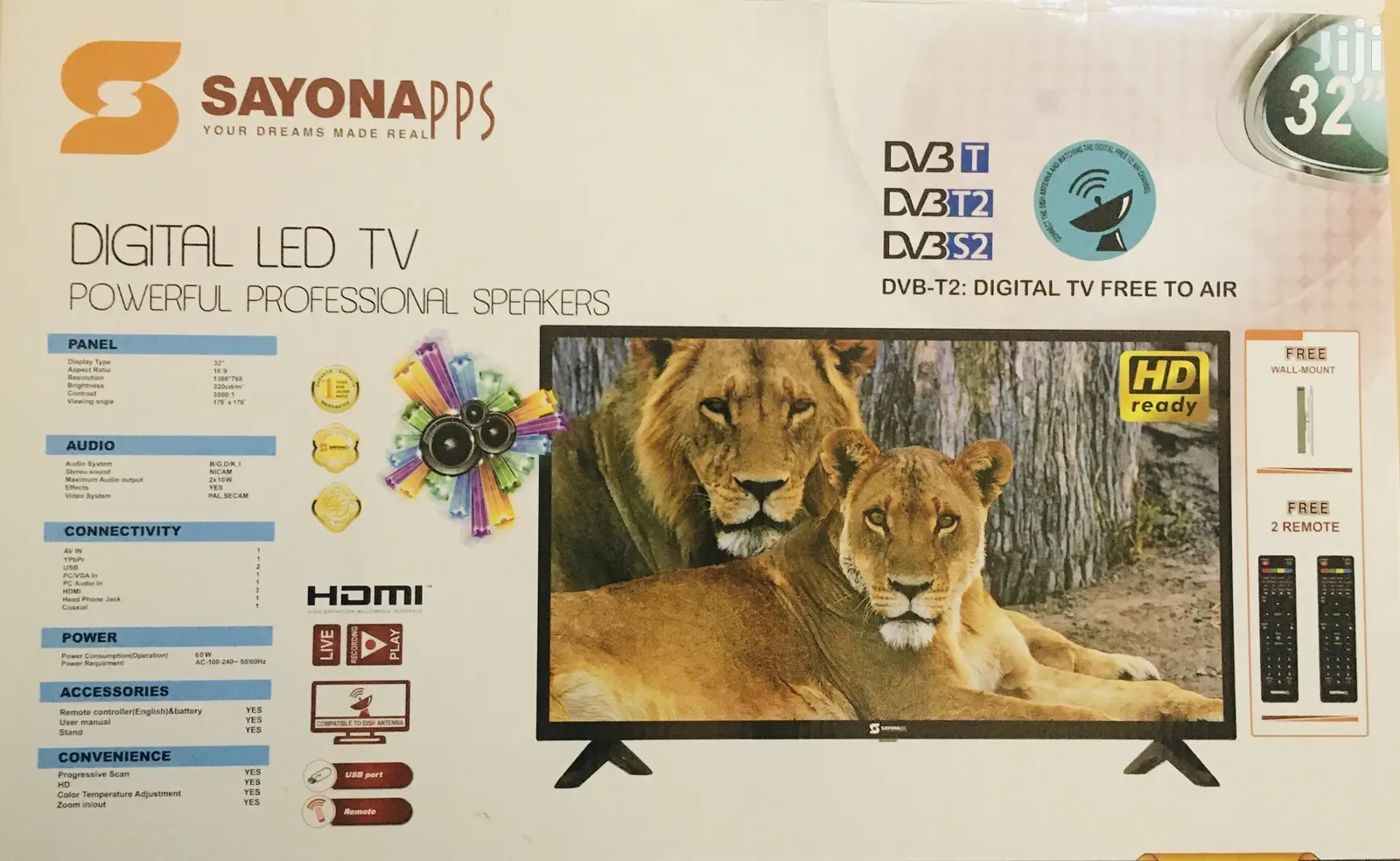 Sayonapps Digital Smart TVS