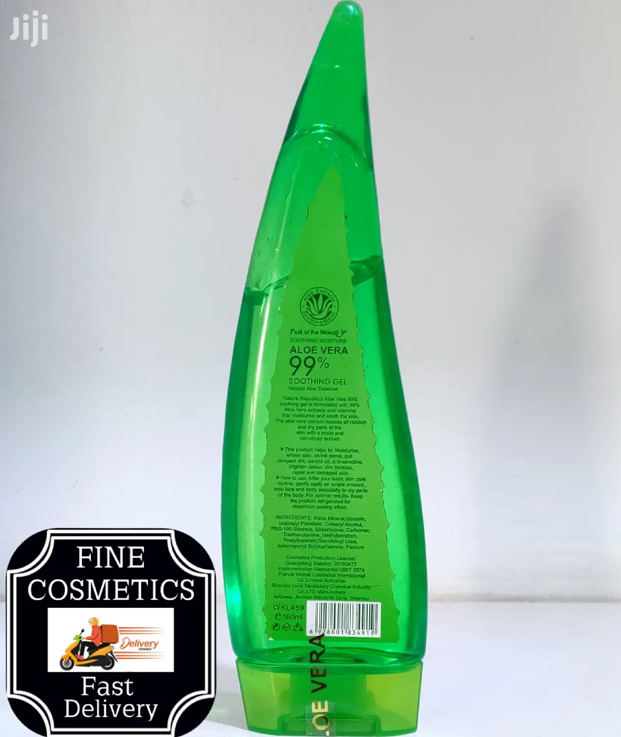 Fruit of Wokali 99% Aloe Vera Soothing Gel Small Size 160ml