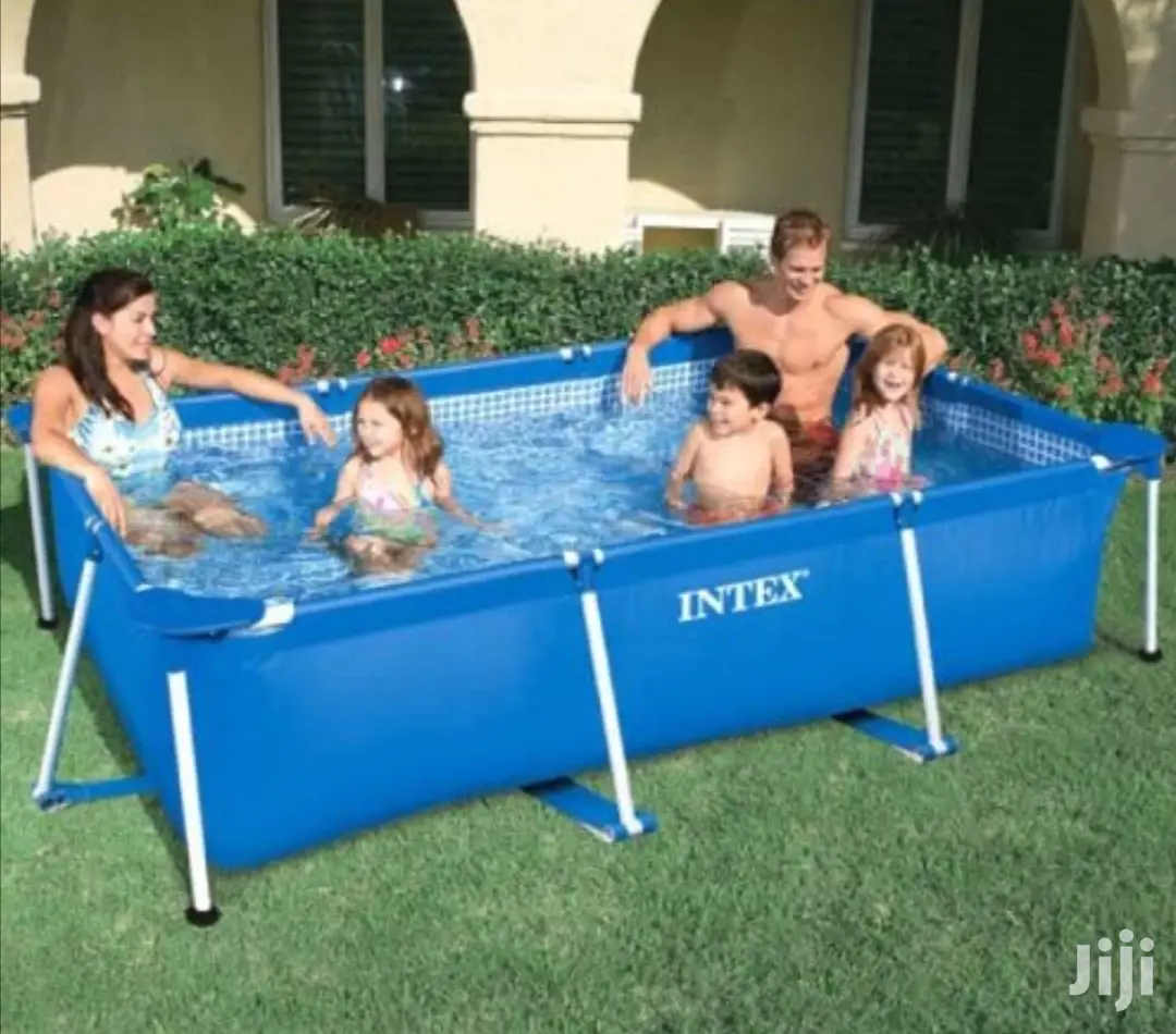 Intex Rectangular Metal Frame Swimming Pool 3m X 2m