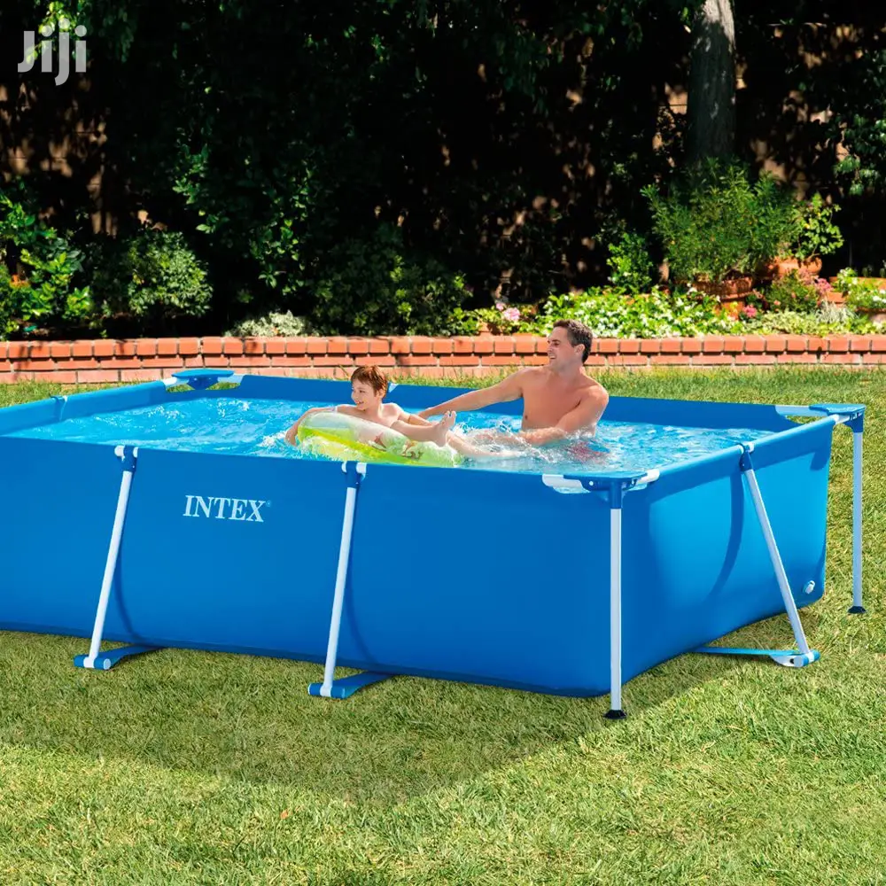 Intex Rectangular Metal Frame Swimming Pool 3m X 2m
