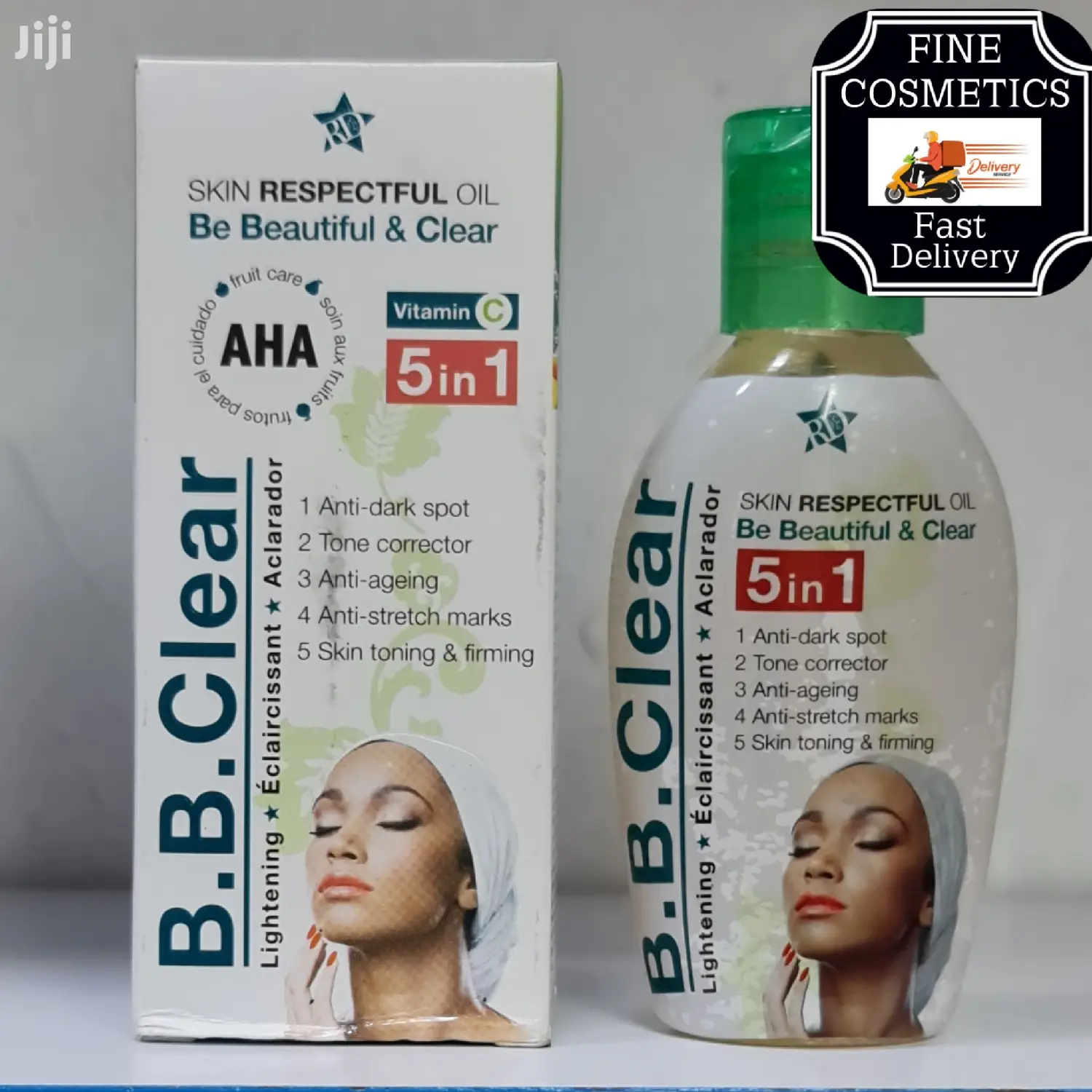 AHA BB Clear Aha Unifying Lightening Oil With Vitamin C.