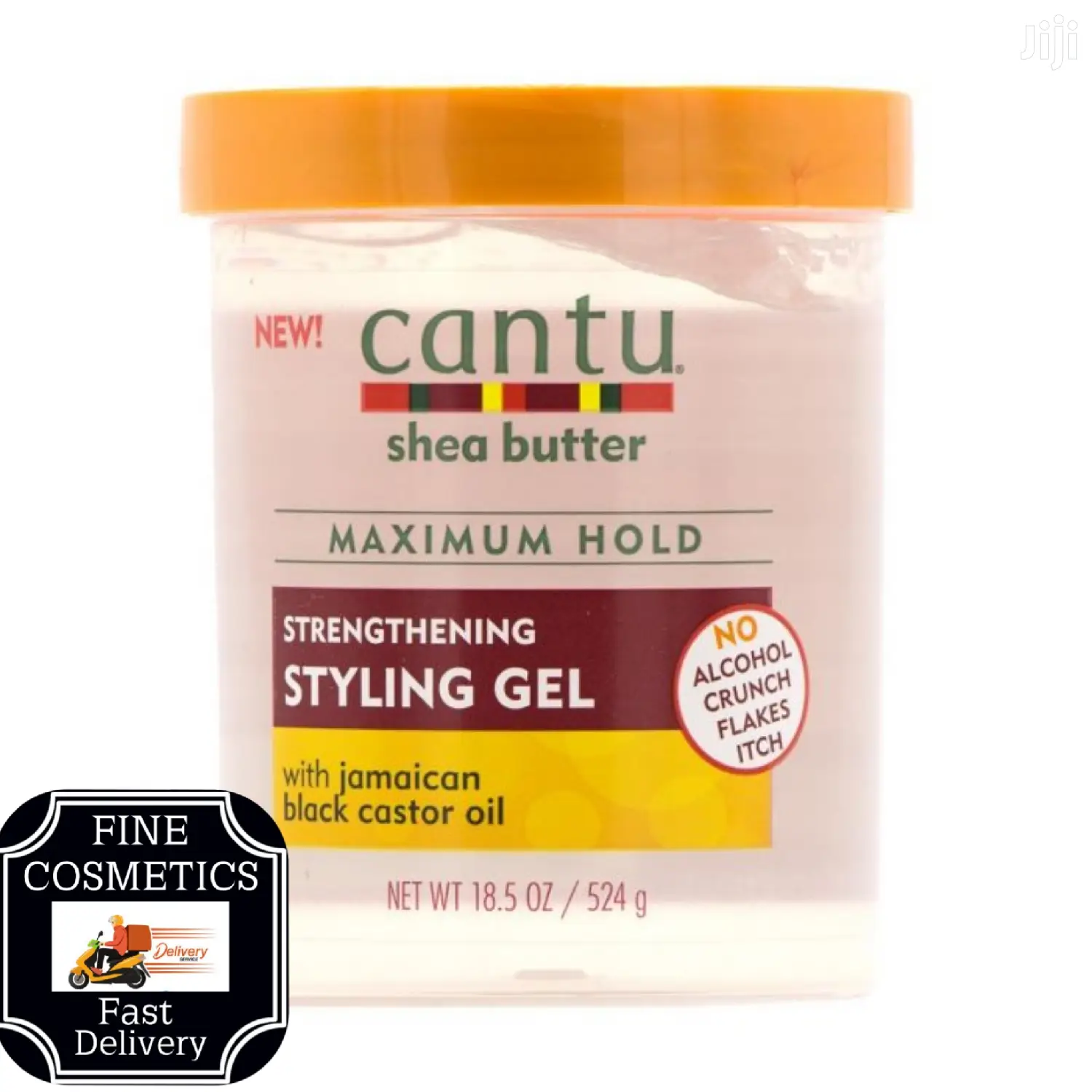 Cantu Shea Butter Maximum Hold Strengthening Styling Gel