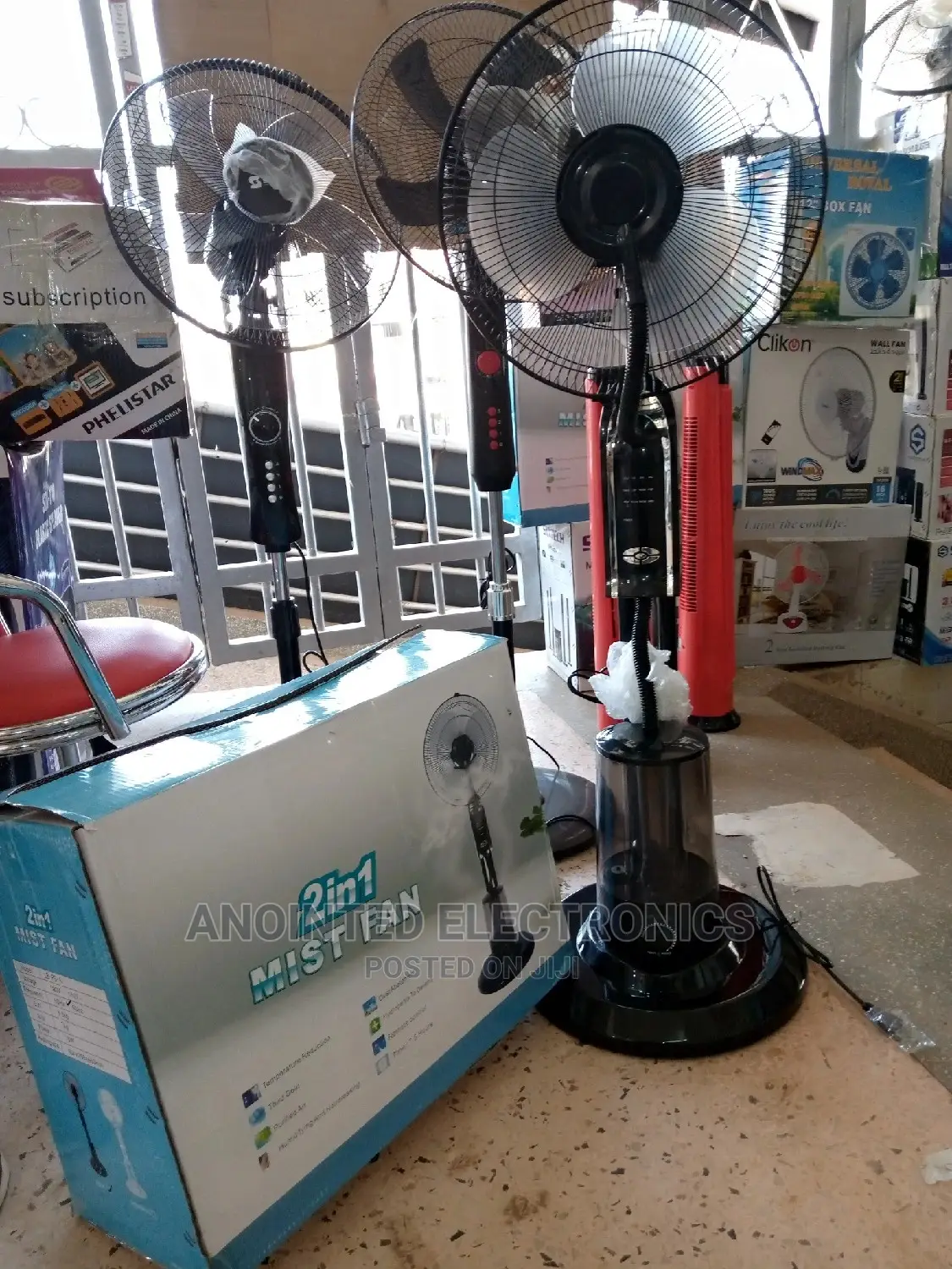 New Stock Mist Fan