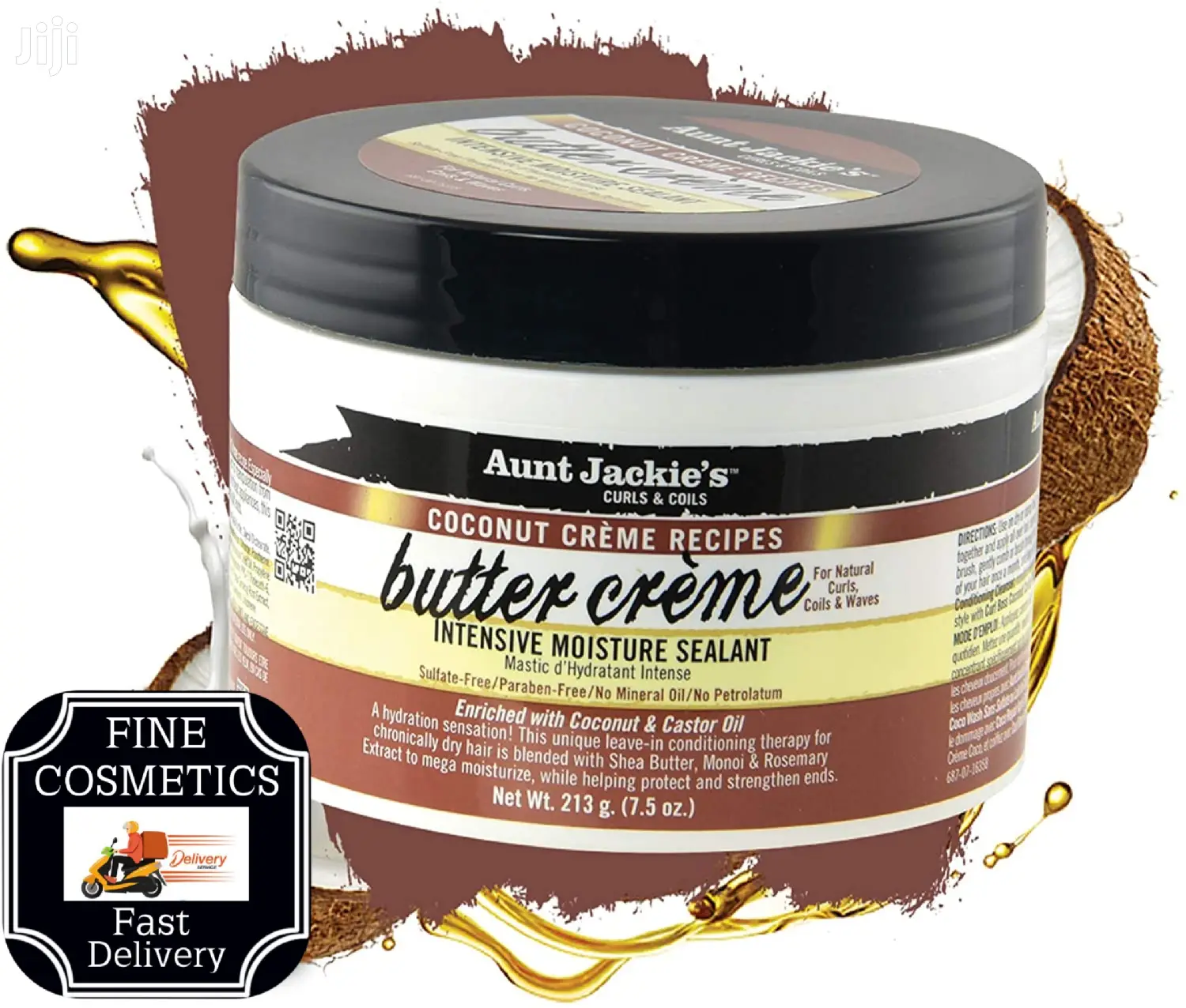 Aunt Jackies Intensive Moisture Butter Sealant Coconut Cream