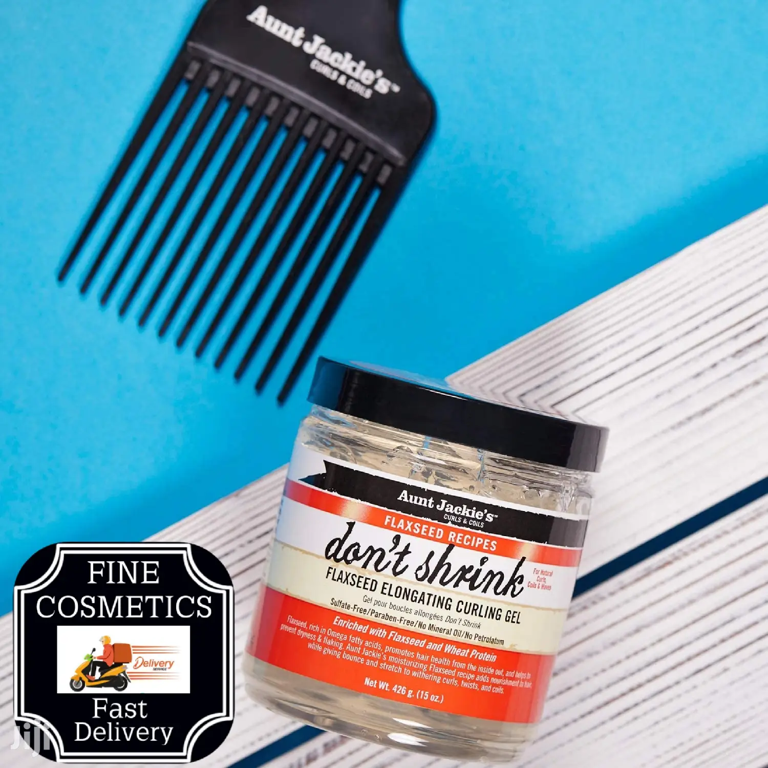 Aunt Jackie's Don't Shrink Flaxseed Elongating Curling Gel