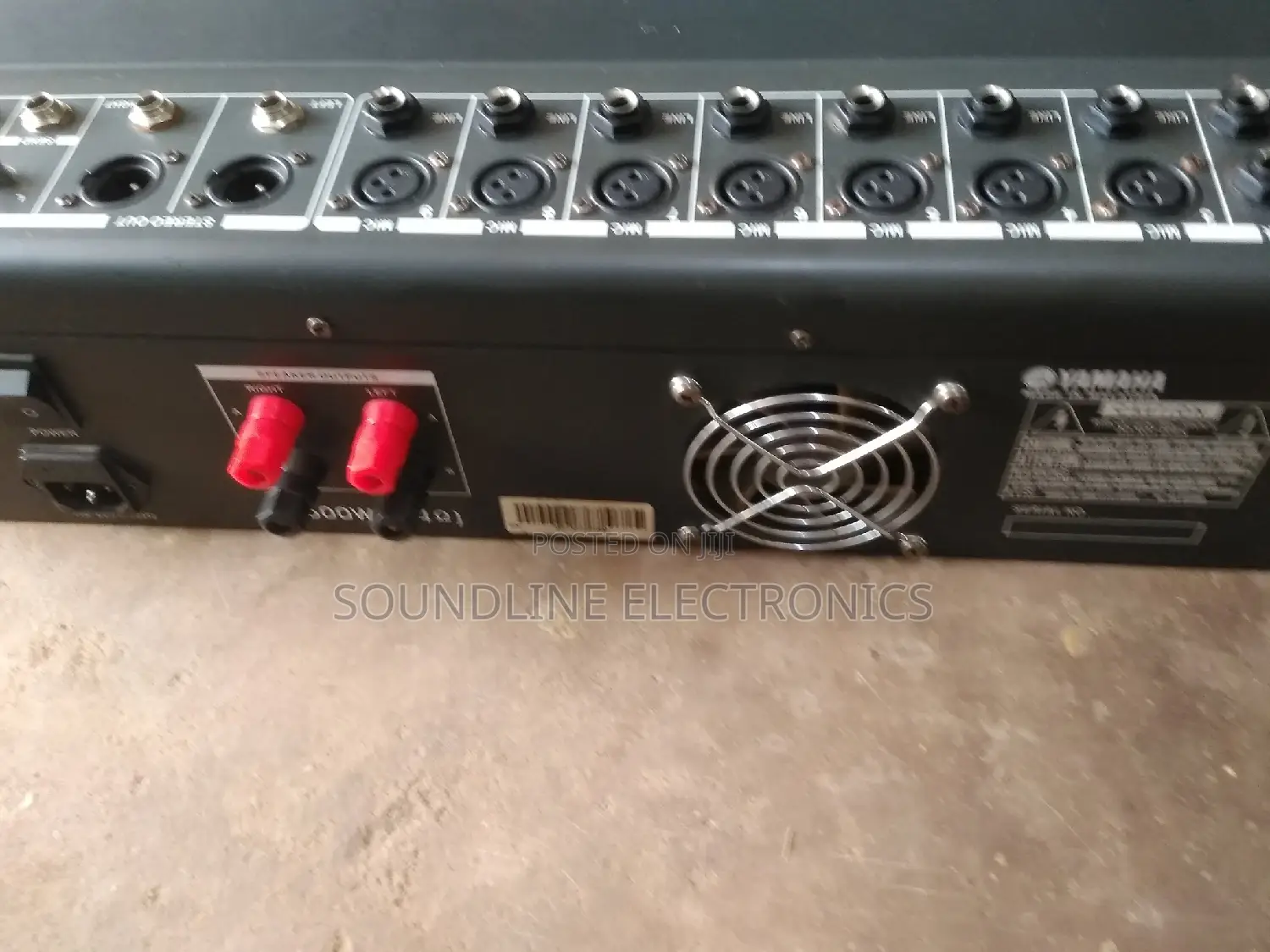 8 Channel Amplified Mixer Yamaha