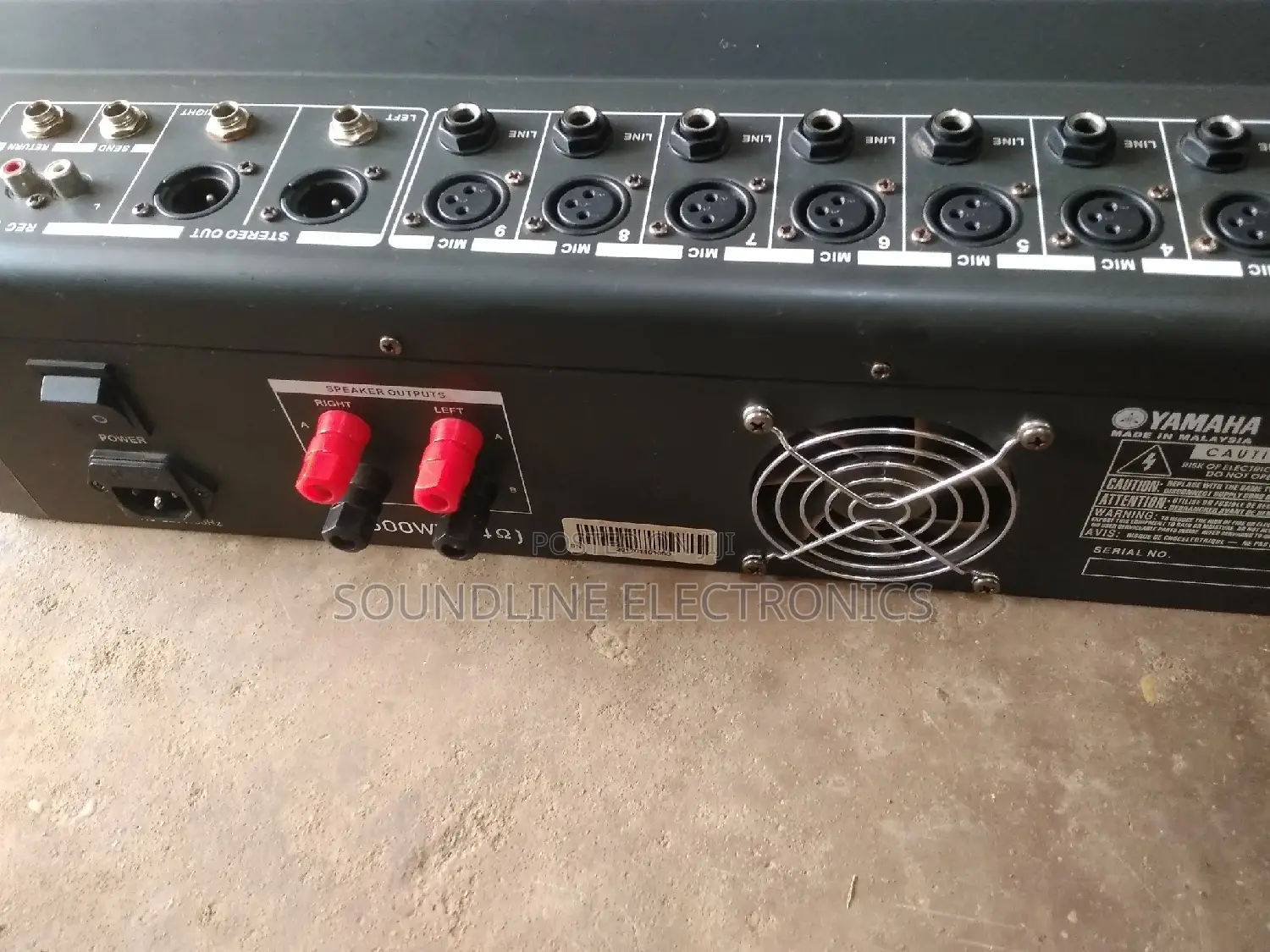 8 Channel Amplified Mixer Yamaha