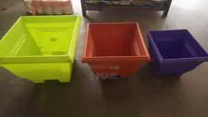Squared Plastic Flower Pots for Sale