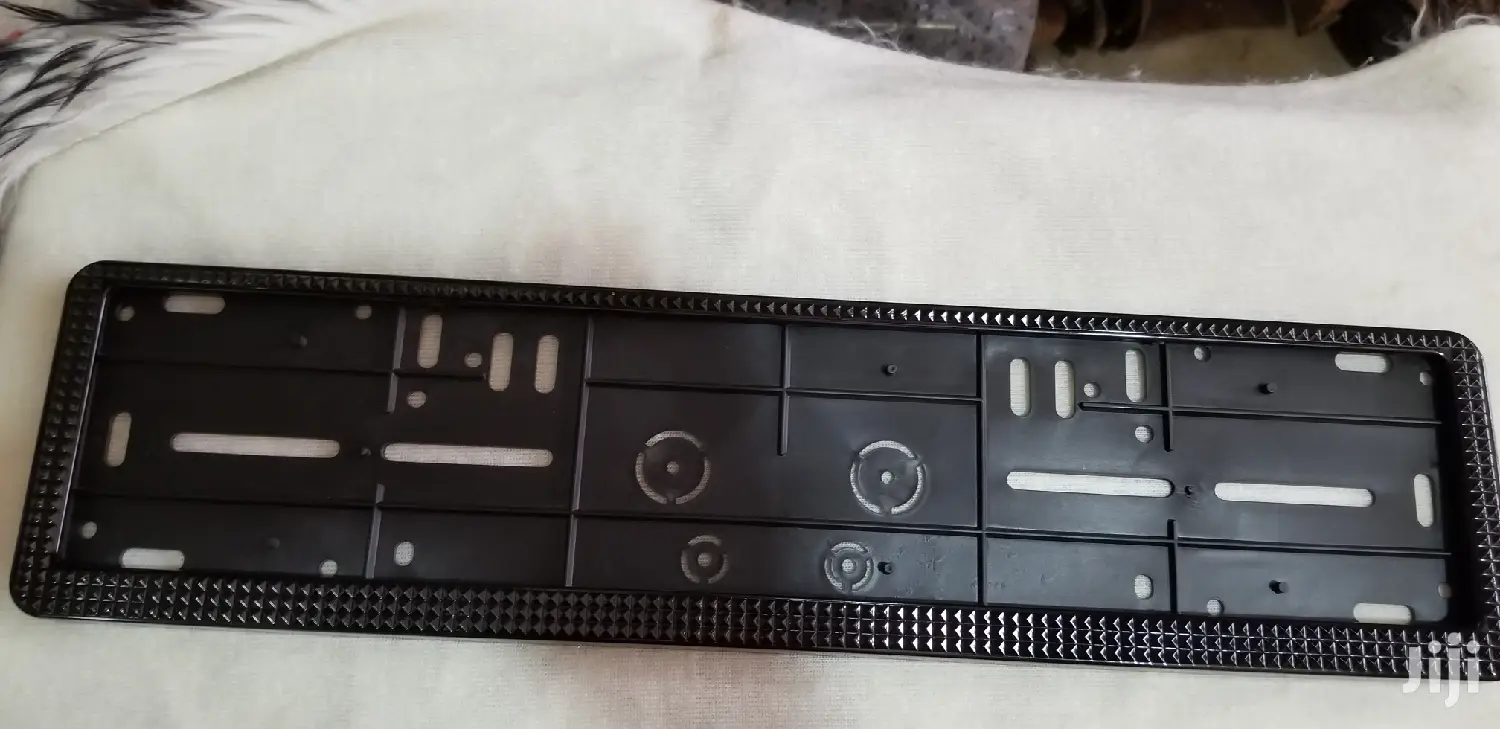 Original Number Plate Holder Benz Style Black
