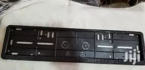 Original Number Plate Holder Benz Style Black
