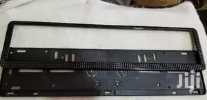 Original Number Plate Holder Benz Style Black
