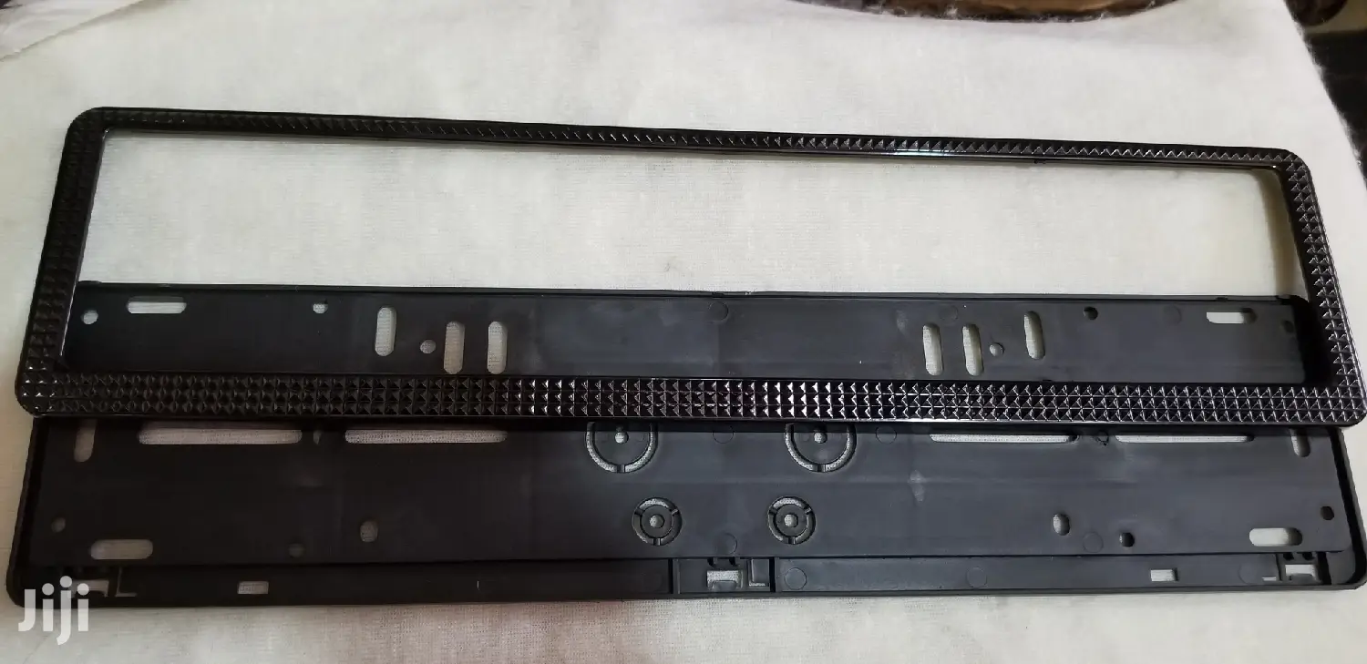 Original Number Plate Holder Benz Style Black
