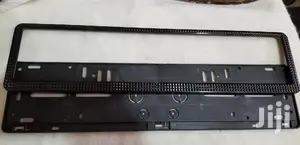 Original Number Plate Holder Benz Style Black