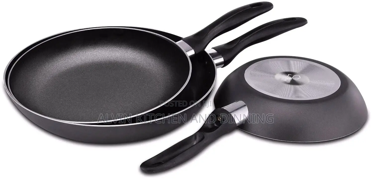 3 Pieces Non-Stick Frying Pans Skillet Sets