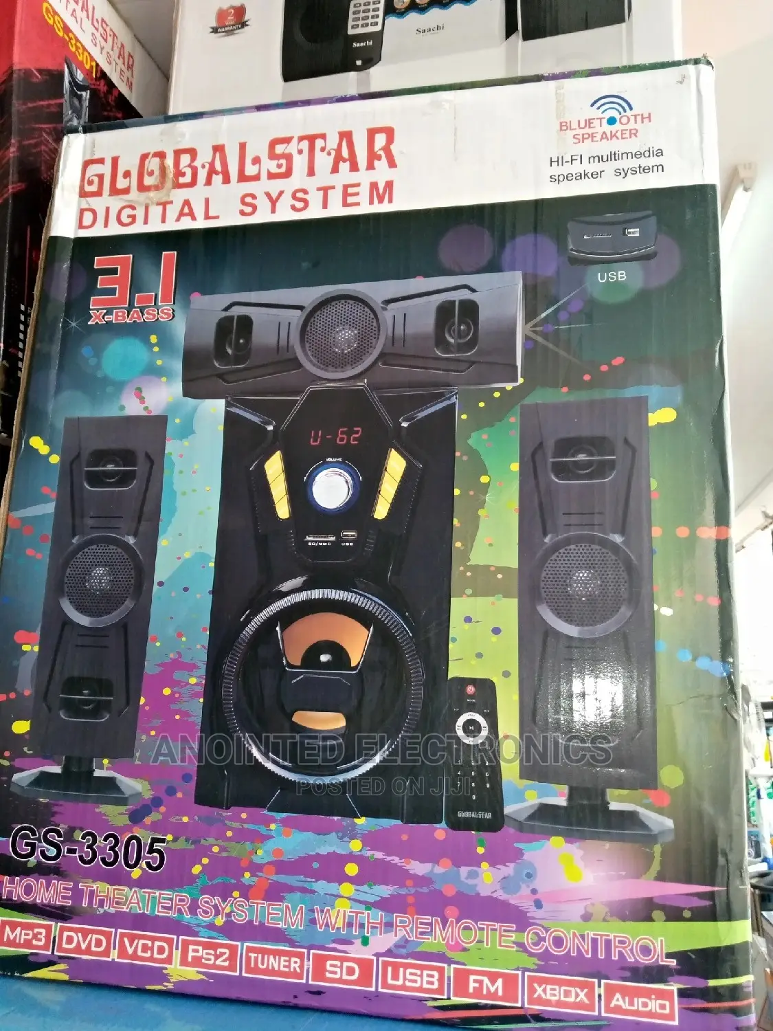 Globalster Speaker With a Three Speakers