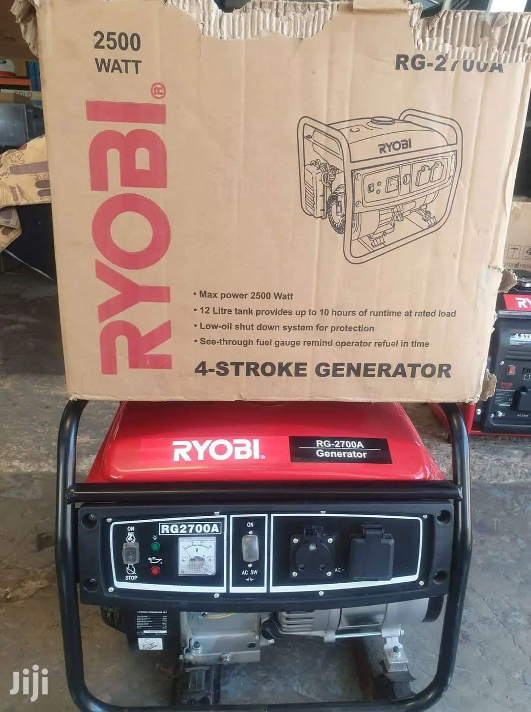 Ryobi 4 Stroke Air Cooled 12L Gasoline Generator 2.5KVA