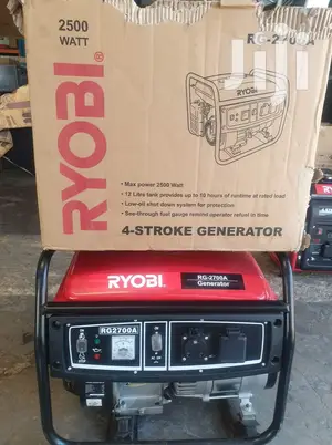 Ryobi 4 Stroke Air Cooled 12L Gasoline Generator 2.5KVA